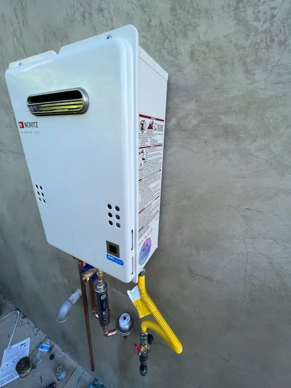 Tankless water heater installation for Elko New Market homes